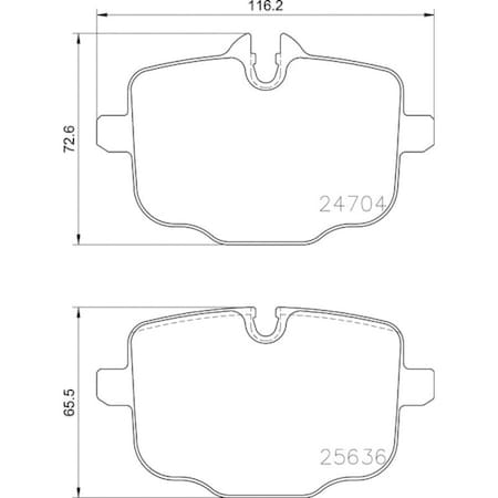 Pagid Brakes BRAKE PAD SET DISC BRAKE 355024921